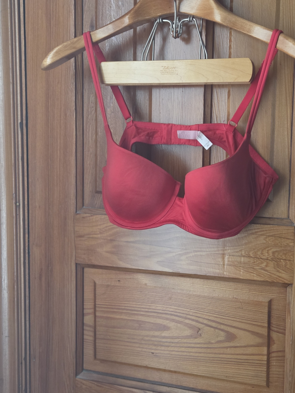 Red T-Shirt Bra with Light Padding - Women Intimates & Sleepwear